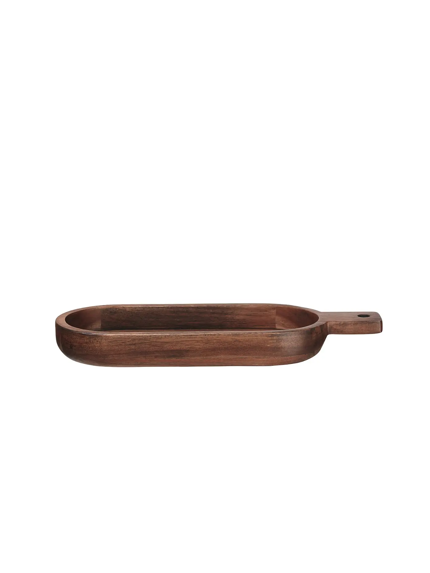 ASA SELECTION | Schale oval flach "Wood" 33,4x13cm (Akazie Massiv) | 